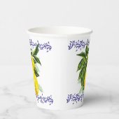 Citroen Toile Europese Stijl Feestdecoratie Papieren Bekers (Rechts)