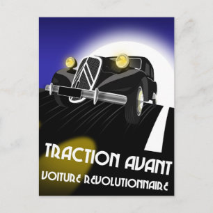 Citroen Traction Avant Briefkaart