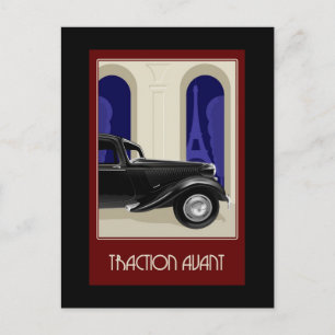 Citroen Traction Avant Briefkaart