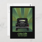 Citroen Traction Avant Briefkaart (Voorkant / Achterkant)