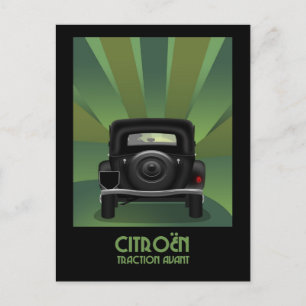 Citroen Traction Avant Briefkaart