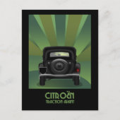 Citroen Traction Avant Briefkaart (Voorkant)