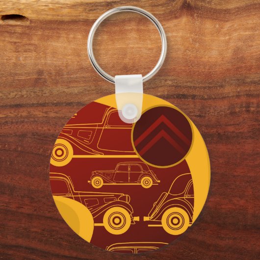 Citroen Traction Avant Sleutelhanger (Voorkant)