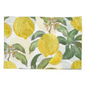Citroen: tropisch fruit naadloos kussensloop (Achterkant)