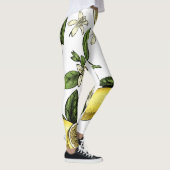 Citroen Tropisch Fruit Patroon Leggings (Rechts)
