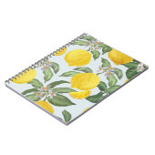 Citroen Tropisch Fruit  Patroon Notitieboek (Linkerzijde)