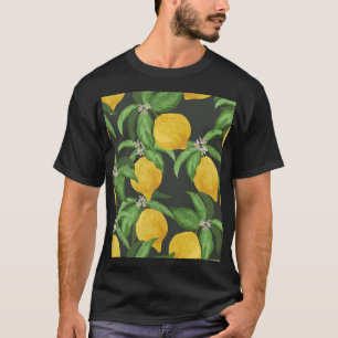  citroen tropisch patroon t-shirt