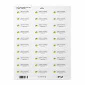 Citroen Trouw Retouradres Etiket (Full Sheet)