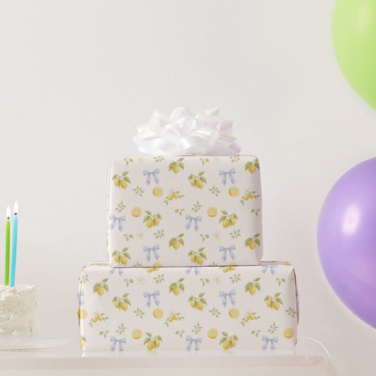 Citroen tuin met muizen cadeaupapier (Feestgeschenken)