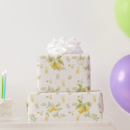 Citroen Tuin met Muizen Cadeaupapier