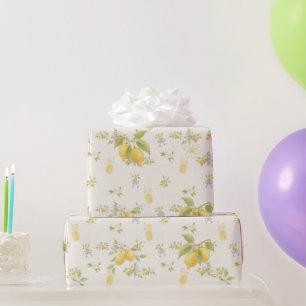 Citroen Tuin met Muizen Cadeaupapier