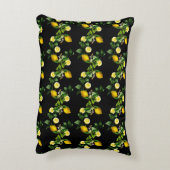 Citroen tuin zomer patroon accent kussen (Achterkant (Verticaal))