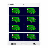 Citroen Type H Van Tube Etiket (Full Sheet)