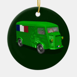 Citroen Type H Van Tube Keramisch Ornament