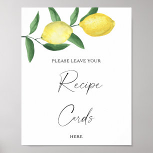 Citroen - Uw receptkaart hier Poster