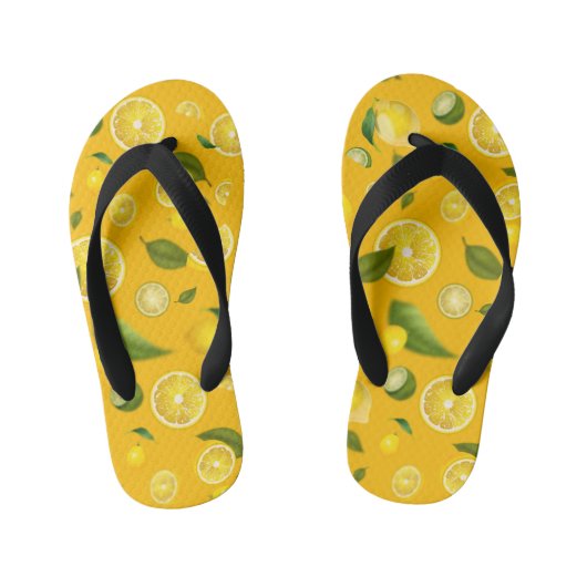 Citroen Variëteit 7 Kinder Teenslippers (Voetbed)