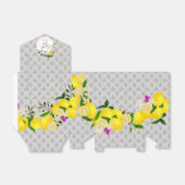 Citroen Verjaardag Bedankdoosjes (Uitgevouwen)