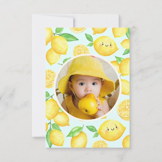 Citroen Verjaardag Bedankkaart (Achterkant)