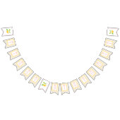 Citroen verjaardag grootmillennial bunting banner (Alle)