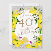 Citroen Verjaardag Kaart (Voorkant)