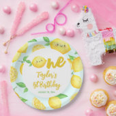 Citroen Verjaardag Papieren Bordje (Feest)