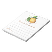 Citroen verjaardag tijd capsule bericht notitieblok (Linkerzijde)