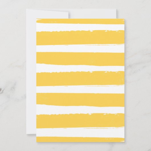 Citroen Verjaardag Uitnodiging Sweet One 1st Verja (Achterkant)