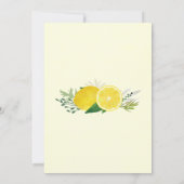 Citroen verjaardagsfeestje uitnodiging (Achterkant)