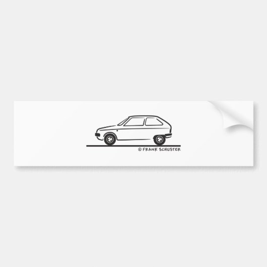Citroën Visa Citroen Visa Bumpersticker (Voorkant)