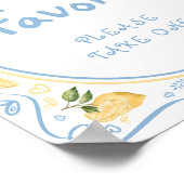 Citroen Vrijgezellenfeest Favors Poster (Hoek)