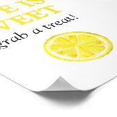 Citroen Vrijgezellenfeest Liefde is Lief Teken Poster (Hoek)