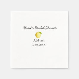 Citroen vrijgezellenfeest Modern eenvoudig Minimal Servet