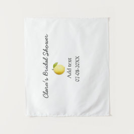 Citroen vrijgezellenfeest Modern eenvoudig Minimal Wandkleed