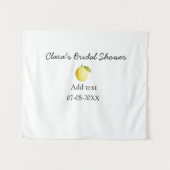 Citroen vrijgezellenfeest Modern eenvoudig Minimal Wandkleed (Voorkant (horizontaal))