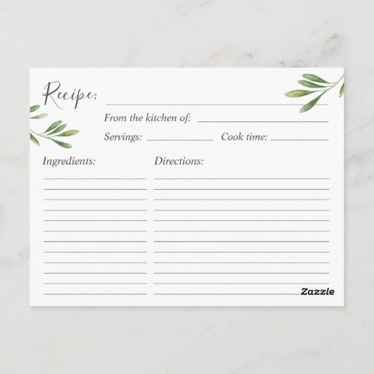 Citroen Vrijgezellenfeest Recept Kaart Citrus Rust (Achterkant)