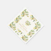 Citroen Vrijgezellenfeest servetten (Hoek)