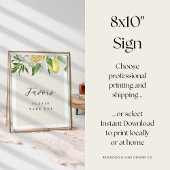 Citroen Vrijgezellenfeest voordeel tafel teken Poster