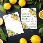 Citroen Vruchtenshampoo Uitnodiging