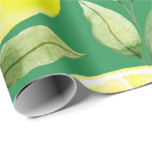 citroen, waterverf, achtergrond, vruchten, behang cadeaupapier (Rol Hoek)