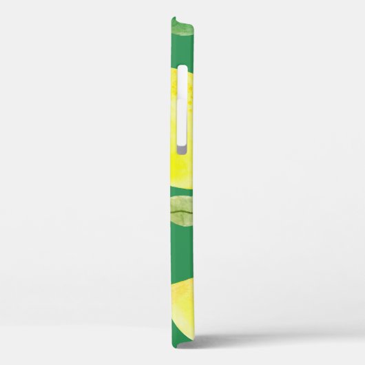 citroen, waterverf, achtergrond, vruchten, behang Case-Mate iPhone case (Achterkant / Links)