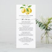 Citroen Waterverf Citrus Menu (Staand voorkant)