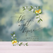 Citroen waterverf groen nacht voor acryl bord (Neutraal)