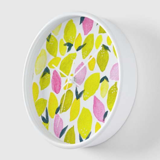 Citroen waterverf patroon (Hoek)