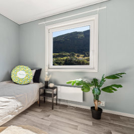 Citroen waterverf patroon eenvoudig rond kussen