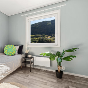 Citroen waterverf patroon eenvoudig rond kussen