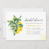 Citroen Waterverf Vrijgezellenfeest Kaart (Voorkant)