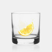 Citroen Whisky Glas (Achterkant)