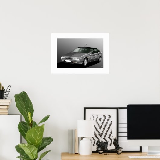 Citroen XM V6 24V Poster (Thuiskantoor)