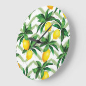 Citroen zigzag:  handgetekend patroon. grote klok (Hoek)