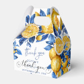 Citroen | Zomer Baby Shower Favor Bedankdoosjes (Achterkant)